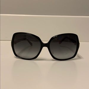 Black oversized Kate spade sunglasses